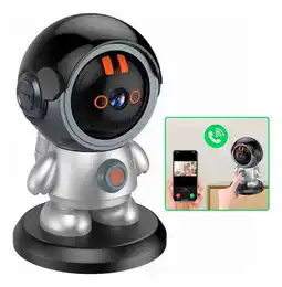 Falabella Cámara Ip En Forma De Robot Con Botón De Llamada Al Celular oferta