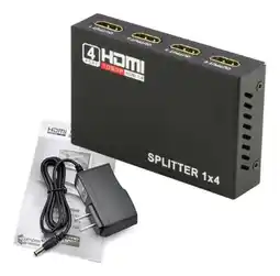 Falabella Multiplicador Splitter Hdmi 1 Entrada con 4 Salidas video oferta