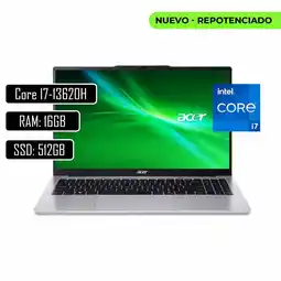 Falabella PORTATIL AL15 INTEL CORE I7-13620H RAM 16GB DDR5 SSD 512GB M2 156 WIN11 HOME oferta