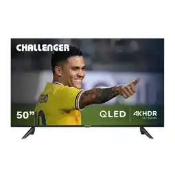 Alkomprar TV CHALLENGER 50 Pulgadas 127 cm 50KG190BT QLED Smart TV Google oferta