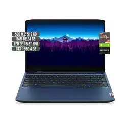 Falabella AMD RYZEN 7 4800H SSD 512GB RAM 24GB GTX 1650 4GB LED 15.6 FHD oferta