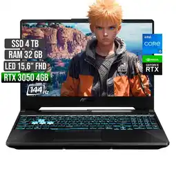 Falabella TUF INTEL CORE I5-12500H RTX 3050 4GB SSD 4TB RAM 32GB LED 15,6 FHD 144Hz oferta