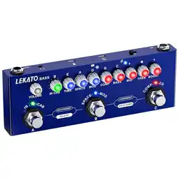 Falabella Pedalera Multiefectos Lekato Para Guitarra Eléctrica Bajo oferta