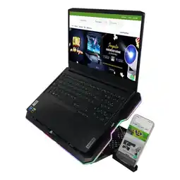 Falabella Base Refrigerante Para Portátiles Gamer F15 15 Ventiladores oferta