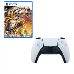 Falabella Control 5 Blanco Con Juego Dragon Ball FighterZ PS5 oferta