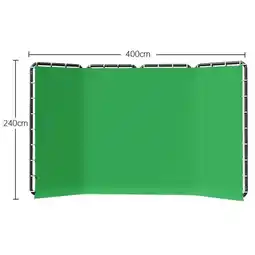 Falabella Fondo Verde Chroma 4m x 24m Estructura para Estudio oferta
