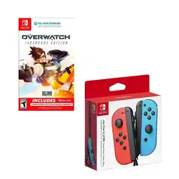 Falabella Control Switch Joy-con Neon Con Juego Overwatch oferta