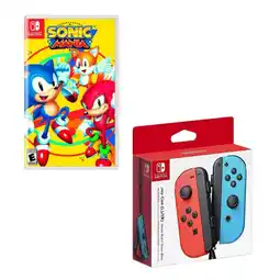 Falabella Control Switch Joy-con Neon Con Juego Sonic Mania oferta