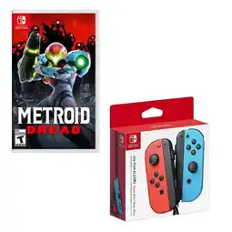 Falabella Control Switch Joy-con Neon Con Juego Metroid Dread oferta