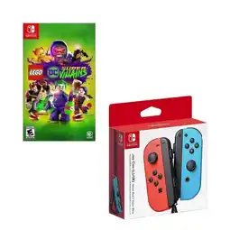 Falabella Control Switch Joy-con Neon Con Juego Lego Dc Villanos oferta