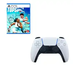 Falabella Control 5 Blanco Con Juego Top Spin 2K25 Ps5 oferta