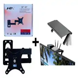 Falabella Soporte Tv De 10 A 32 An210 + Soporte Ajustable Plegable oferta