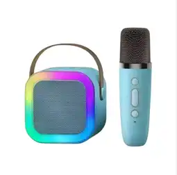 Falabella Parlante Bluetooth Con 1 Micrófonos Karaoke K12 Azul oferta