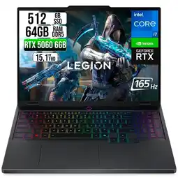 Falabella PORTATILE LEGION INTEL CORE I7-14700HX RTX 5060 8GB SSD 512GB RAM 64GB 15.1 OLED WQXGA oferta