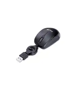 Falabella Mouse alambrico usb optico retractil negro oferta