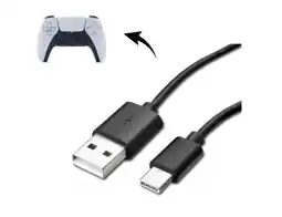 Falabella Cable De Carga Control Ps5 1.8 Metros Color Negro Nuevo oferta