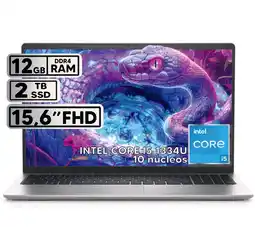 Falabella PORTÁTIL INTEL CORE I5 1334U 2TB SSD 12GB RAM 156 FHD PLATINUM SILVER oferta