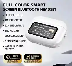 Falabella Audífonos Bluetooth A9 Pro con Pantalla Táctil LCD Versión 5.3 oferta