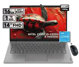 Falabella PORTATIL V14 G4 IRU INTEL CORE I3-1315U 16GB RAM 1TB SSD 14 FHD + MOUSE INALAMBRICO oferta