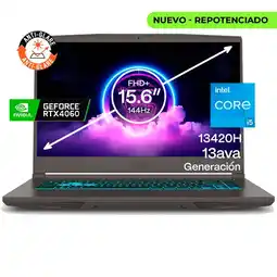 Falabella Portátil Gamer THIN Intel Core i5 13420H RAM 16GB SSD 4TB RTX 4060 8GB oferta