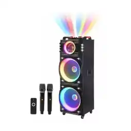 Falabella Torre Sonido 15puLG X2 100w 2 Mic Inalambricos Ndr-1526 oferta