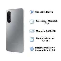 Falabella Celular Galaxy A17 128GB 4GB Gris oferta