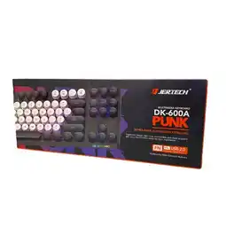 Falabella Teclado Gamer Alámbrico Membrana Retroiluminación DK600A RosaBlanco oferta