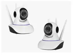 Falabella Combo 2 Camaras 3 Antenas Robotica Wifi Ip Fhd Giratoria 360 oferta