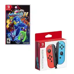 Falabella Control Switch Joy-con Neon Con Juego Megaman 11 oferta