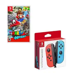 Falabella Control Switch Joy-con Neon Con Juego Super Mario Odyssey oferta