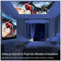 Falabella Mini Proyector Led Hy300 Smart Android 12 Blanco 110v 220v oferta