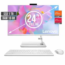 Falabella TODO EN UNO AMD RYZEN 7-7730U SSD 1TB RAM 16GB LED 24 FULL HD oferta