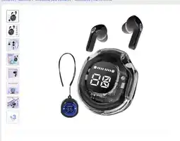 Falabella Audifonos bluetooth inalambricos Transparente oferta