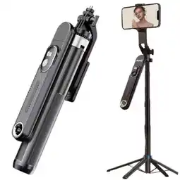 Falabella Trípode / Palo Selfie 2 en 1 de 1.80 m con Paneo 360°, Bluetooth y Base Antideslizante oferta