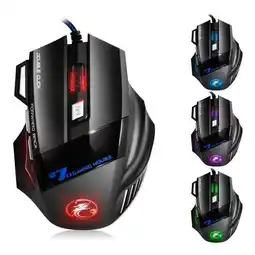 Falabella Mouse Gamers Con Iluminación RGB Multicolor Y 7 Botones Para PC USB oferta