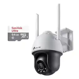 Falabella Cámara IP Wifi Exterior Robótica 4MP Tp-link Vigi C540-W + Micro SD 64GB oferta