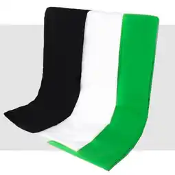 Falabella Kit 3 telones de fondo sinfín estudio fotográfico negro verde blanco oferta