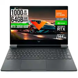 Falabella VICTUS AMD RYZEN 7-7445HS RTX 3050 6GB SSD 1TB RAM 64GB LED 15,6 FHD 144Hz oferta