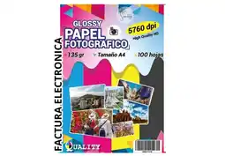 Falabella Papel Fotografico 135 Gr, Premium, A4 X 100 Unidades oferta