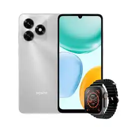 Falabella Celular X5C 64GB 4GB Ram Plateado + Smartwatch oferta