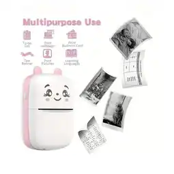 Falabella Mini Impresora Inalambrica Portatil Con Bluetooth Rosa oferta