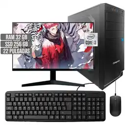 Falabella COMPUTADOR INTEL CORE I3-10105 SSD 256GB RAM 32GB LED 22 FHD oferta