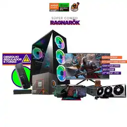 Falabella PC Gamer R7 8700F / RTX 5060 TI / 64GB RAM / 512GB SSD / B650M / 600W / 27165hz oferta