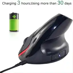 Falabella Mouse Ergonómico Vertical recargable oferta