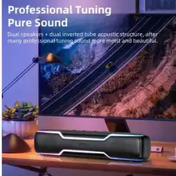 Falabella Barra De Sonido Bluetooth Con Luces LED Y Sonido Envolvente oferta