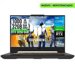 Falabella PORTATIL TUF INTEL CORE 5-210H RTX 3050 6GB SSD 1TB RAM 32GB 16 WUXGA 144HZ oferta