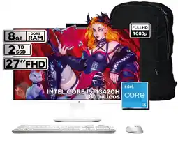 Falabella COMPUTADOR TODO EN UNO AIO i5-13420H 8GB RAM 2TB SSD 27 FHD + BOLSO OBSEQUIO!!! oferta