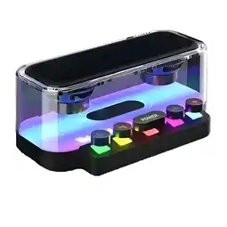 Falabella Parlante Transparente Rgb Portatil Teclas Mecanicas Flotantes oferta