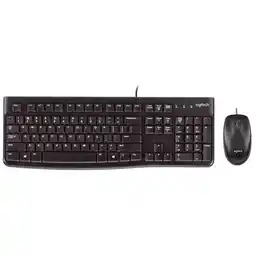 Falabella Combo Teclado y Mouse alambrico MK120 Negro oferta