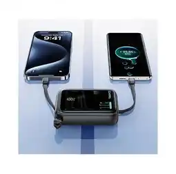 Falabella Power Bank Batería Portátil 10000 mAh Cables Integrados oferta